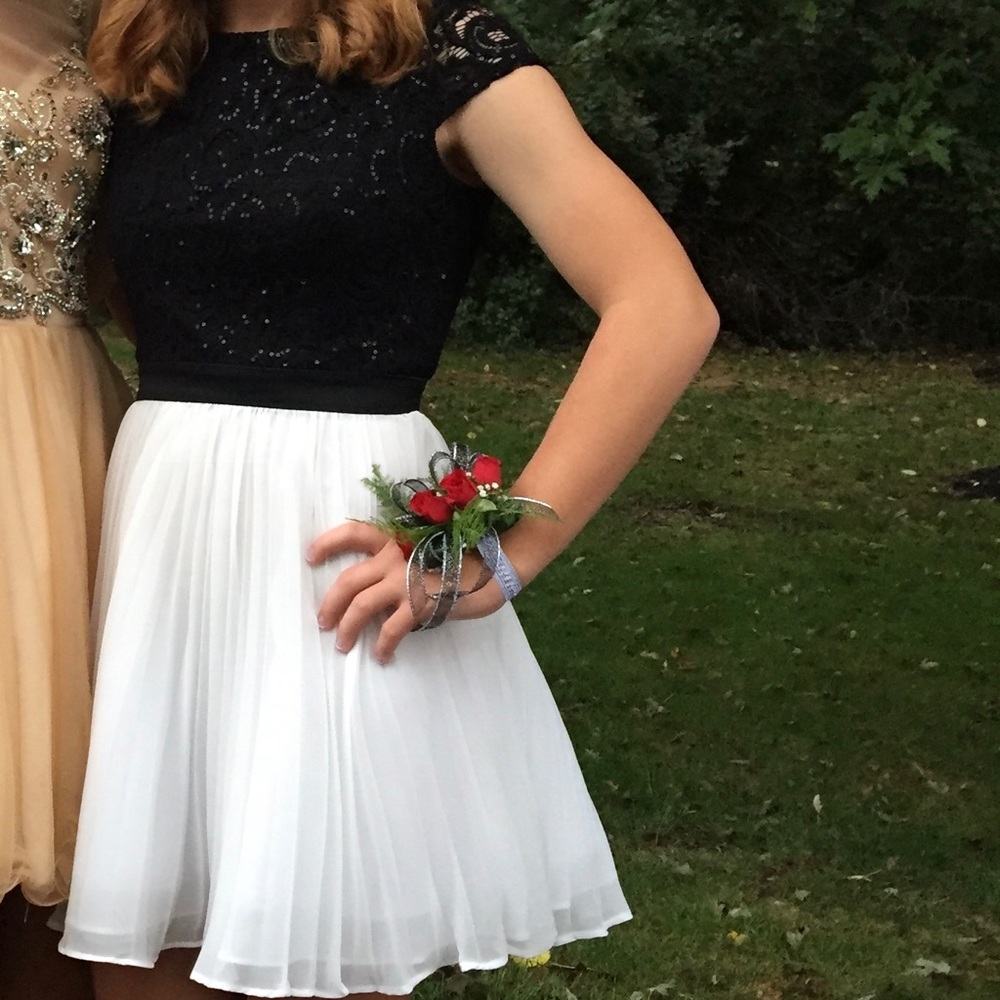 Black and White Homecoming/Formal/Prom Dress